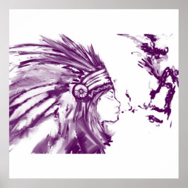 Indianerposter Poster