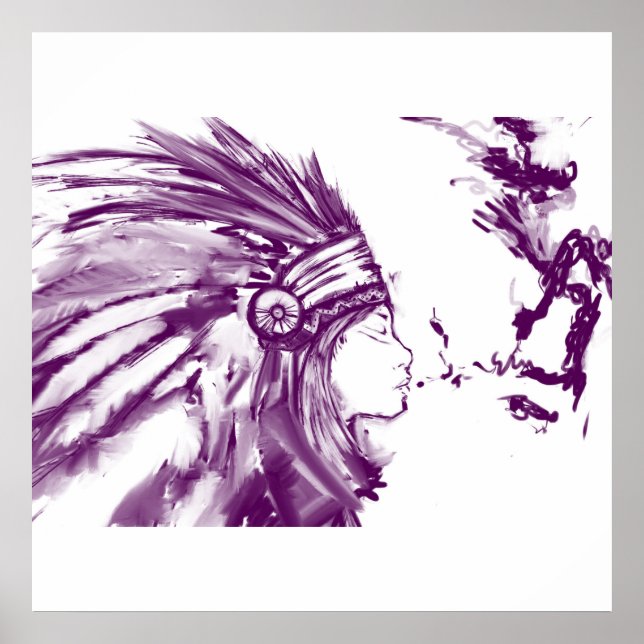 Indianerposter Poster (Vorne)