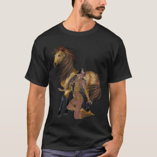 Indianerprinzessin und Pferd-Shirt T-Shirt