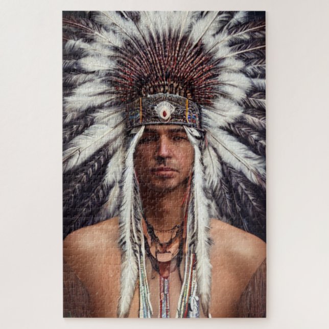 Indianerpuzzle Puzzle (Vertikal)
