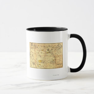 Indianerreservate westlich von dem Mississippi Tasse