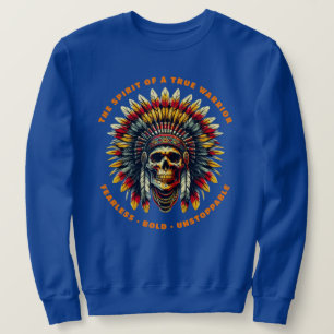 Indianerschädel Häuptling  Sweatshirt