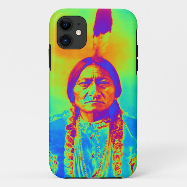 IndianerschienenBull Case-Mate iPhone Hülle (Rückseite)