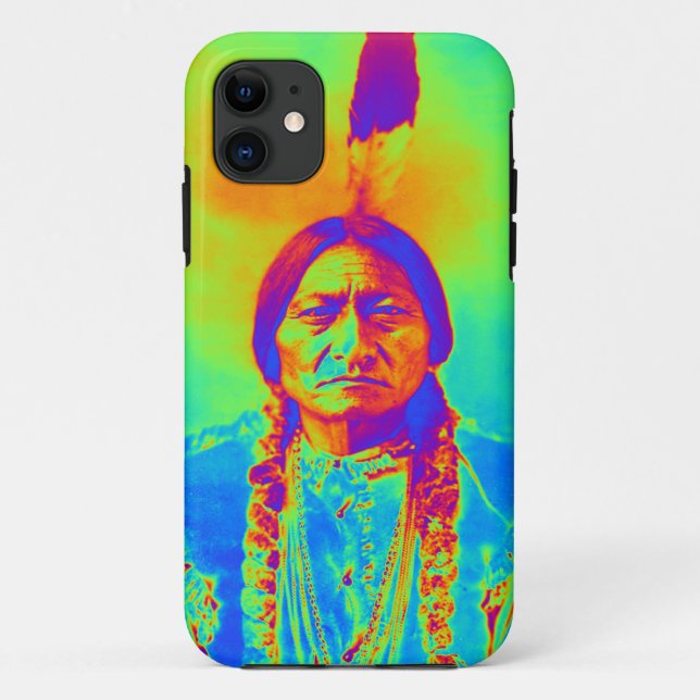 IndianerschienenBull Case-Mate iPhone Hülle (Rückseite)