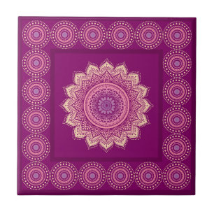 Indianerschmuck Fliese