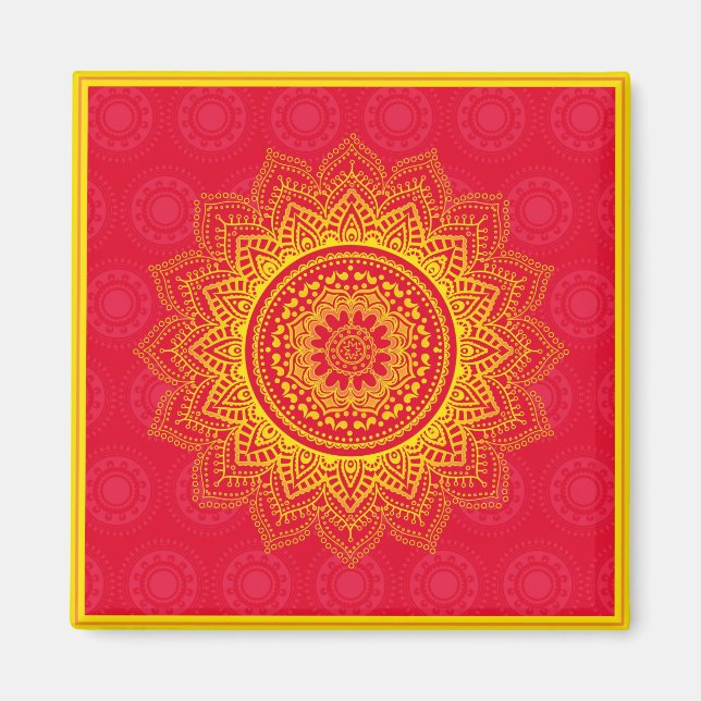 Indianerschmuck Magnet (Vorne)