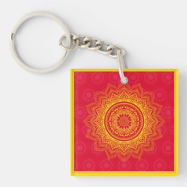 Indianerschmuck Schlüsselanhänger (Vorderseite)