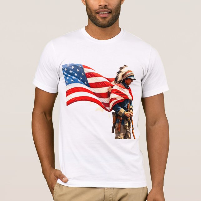 Indianersoldat T-Shirt (Vorderseite)