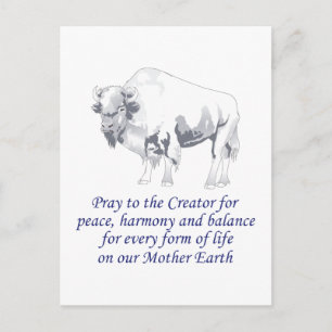 Indianersymbolismus Postkarte