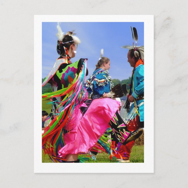 Indianertanz Postkarte (Vorderseite)