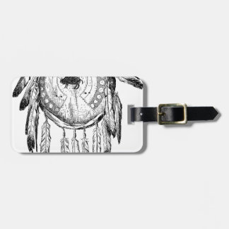 Indianerverzierung Gepäckanhänger