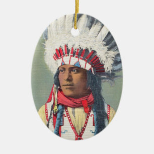 Indianerverzierung Keramikornament