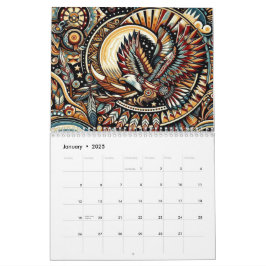 Indianervögel Kalender