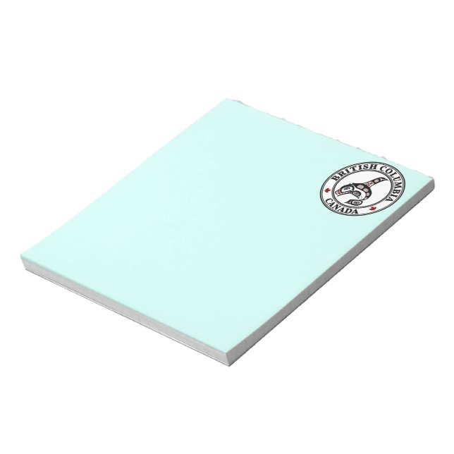 Indianerwal Red Haida Orca Killer Notizblock (Rotiert)