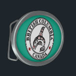 Indianerwal Red Haida Orca Killer Ovale Gürtelschnalle<br><div class="desc">Dekorieren Sie Ihre Jeans mit diesem Gürtelschnalle mit einem schönen Haida Killer Whale auf grünem Hintergrund. Von British Columbia, Kanada. Man kann mit Haida Kunst an der Nordwestküste nicht falsch liegen, sie ist seit Jahrzehnten beliebt. Diese Designs der ersten Nationen sind ideal für Bekleidung und sehen immer gut aus. Form-line...</div>
