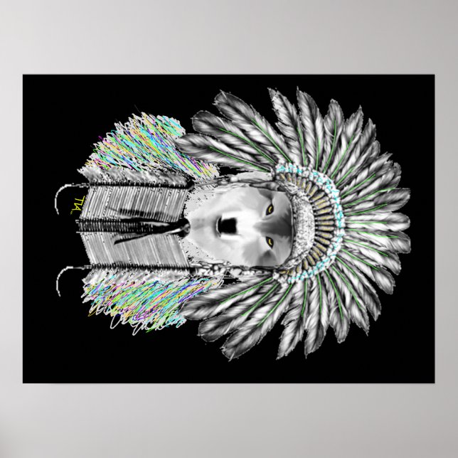 Indianerwolf Poster (Vorne)