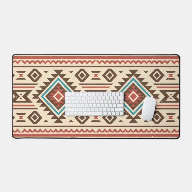 Indianische Kunst Schreibtischunterlage (Tastatur & Maus)