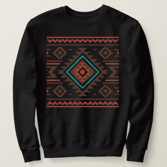 Indianische Kunst Sweatshirt (Design vorne)