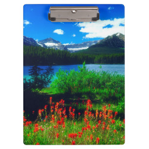 Indianische Pinselblumen Klemmbrett
