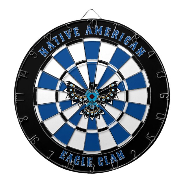 Indianischer Adler-Dartboard Dartscheibe (vorne)