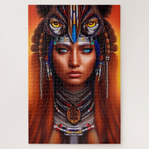 Indianischer Apache-Puzzle Puzzle