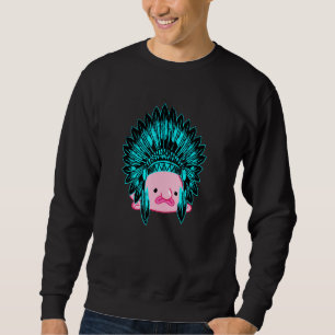 Indianischer Blobfish-Kostüm Ugly Indischer Chef Sweatshirt