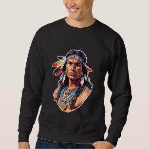 Indianischer Häuptling Sweatshirt