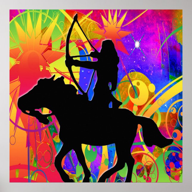 Indianischer Hunter Poster (Vorne)