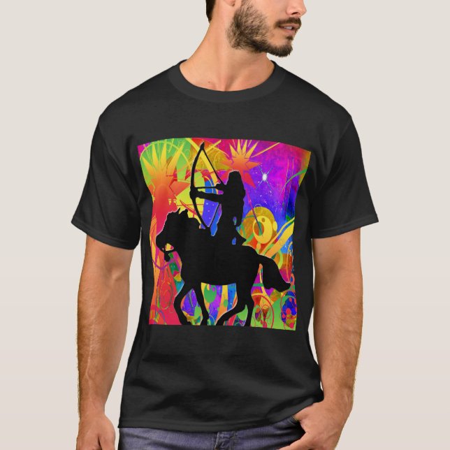 Indianischer Hunter T-Shirt (Vorderseite)