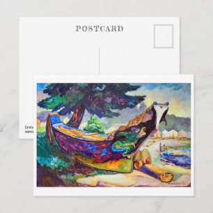Indianischer Kriegskanu Emily Carr Postkarte