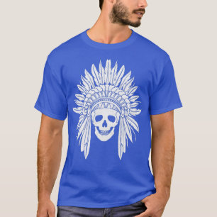 Indianischer Skull T-Shirt