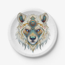 Indianischer Spiritueller Wolf
