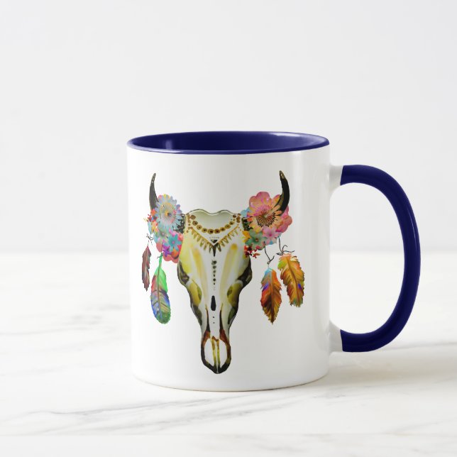 Indianischer Tierschädel Tasse (Rechts)
