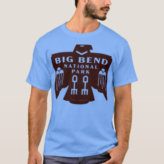 Indianischer Vogel Big Bend Nationalpark Braun T-Shirt