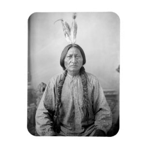Indianisches Idol: Lakota-Führer Sitting Bull Magnet