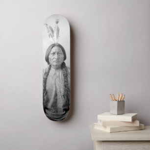 Indianisches Idol: Lakota-Führer Sitting Bull Skateboard