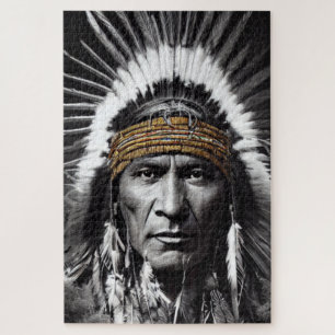Indianisches Irokesen-Puzzle Puzzle