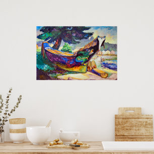 Indianisches Kriegskanu Emily Carr Poster