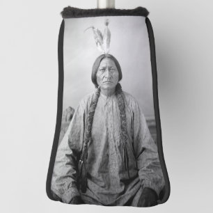 Indianisches Symbol: Lakota-Anführer Sitting Bull Golf Headcover