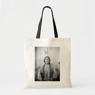 Indianisches Symbol: Lakota-Anführer Sitting Bull Tragetasche