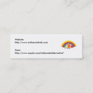 Indianola Alternativkarten Mini Visitenkarte