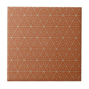 IndianRed geometrische Muster-Keramik-Fliesen Fliese