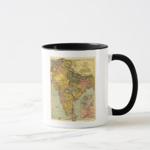 IndiaPanoramic MapIndia Tasse