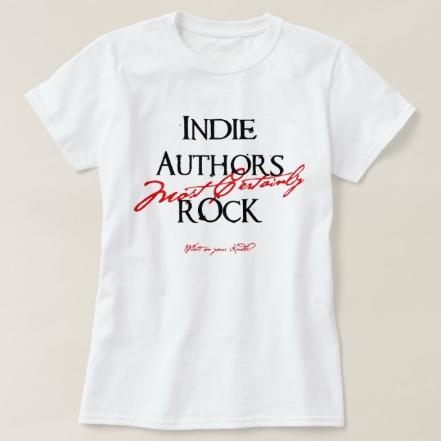 Indie Autorn-Felsen! T-Shirt (Design vorne)