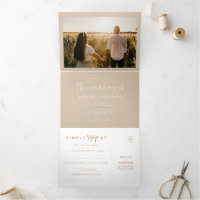 INDIE Boho Creamy Beige Earth Tone Wedding