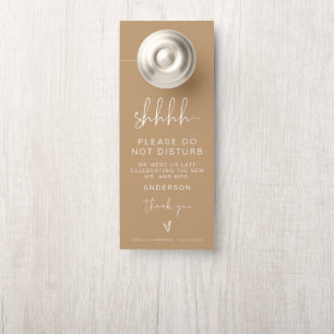 INDIE Boho Earth Toned Wedding Party Door Hanger Türanhänger