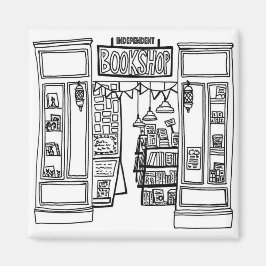 Indie Bookshop Kühlschrankmagnet Magnet