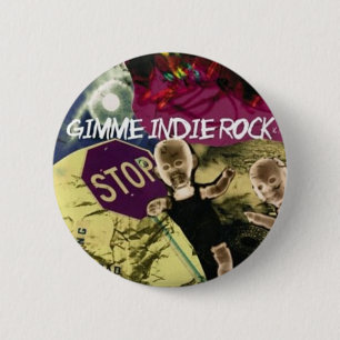 Indie Felsen Button