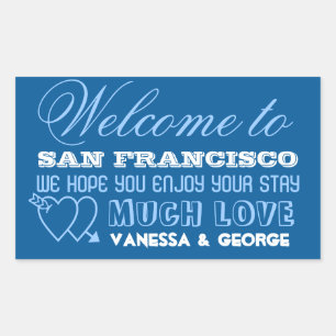 Indie Herzen Marine Typ aus der Stadt Geschenktasc Rechteckiger Aufkleber