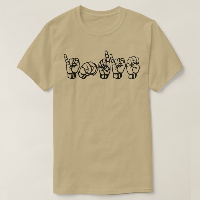 Indie in ASL T-Shirt (Design vorne)